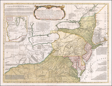 United States, Mid-Atlantic and Midwest Map By Lewis Evans / John Bowles