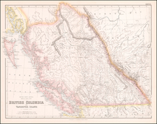 Pacific Northwest, Washington and Canada Map By Archibald Fullarton & Co.