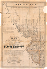 Missouri Map By Edward Hutawa