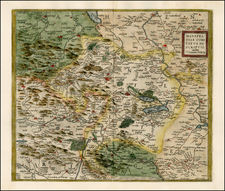 Germany Map By Abraham Ortelius