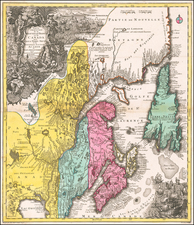 New England and Eastern Canada Map By Tobias Conrad Lotter