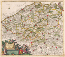 France Map By Theodorus I Danckerts