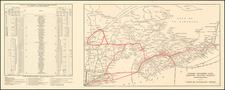 New England and Canada Map By Dominion Atlantic Railway