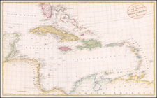 Florida and Caribbean Map By Bryan Edwards