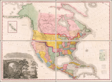 United States and North America Map By Henry Schenk Tanner