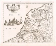 Netherlands Map By Giacomo Giovanni Rossi