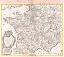 France Map By Homann Heirs