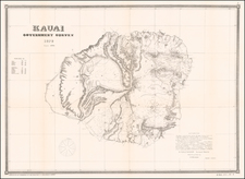 Hawaii and Hawaii Map By Hawaiian Government Survey