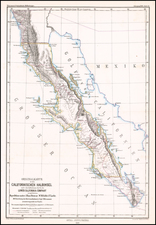 Baja California Map By Augustus Herman Petermann