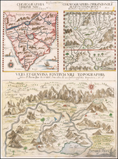 Africa, Egypt, North Africa, South Africa, East Africa and West Africa Map By Athanasius Kircher