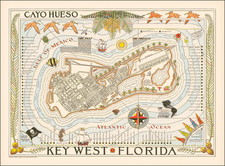 Florida Map By Arthur B. Suchy