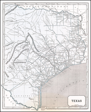 Texas Map By Sidney Morse  &  Samuel Breese