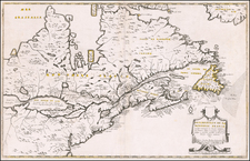 New England, Mid-Atlantic, Midwest and Canada Map By Jean Boisseau