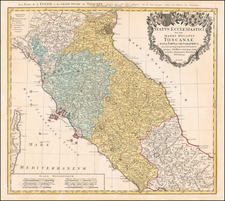 Northern Italy Map By Homann Heirs