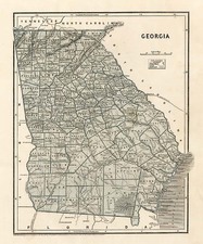 Southeast Map By Sidney Morse  &  Samuel Breese