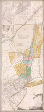 New England, Vermont, New York State, Mid-Atlantic, New Jersey and Canada Map By Sayer & Bennett