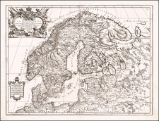 Scandinavia, Sweden, Norway, Denmark and Finland Map By Giacomo Giovanni Rossi