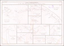 Florida and Alabama Map By Guillaume-Tell Poussin