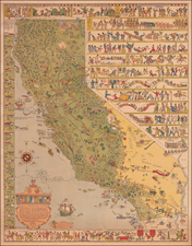 Pictorial Maps and California Map By Jo Mora