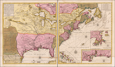 United States, New England, Southeast, Midwest and Plains Map By Gerard Van Keulen