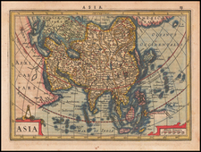 Asia Map By  Gerard Mercator