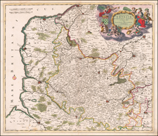 Nord et Nord-Est Map By Justus Danckerts