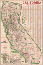 California Map By W. Elliott Judge