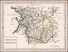 Netherlands Map By George Louis Le Rouge