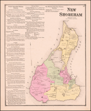 Rhode Island Map By D.G. Beers