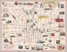 Maryland and Pictorial Maps Map By Schneidereith & Sons