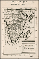 Africa, Africa, South Africa and East Africa Map By Alain Manesson Mallet