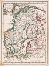 Scandinavia Map By George Louis Le Rouge