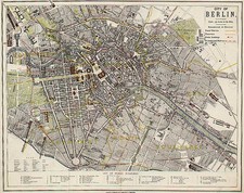 Europe and Germany Map By Letts, Son & Co. Limited