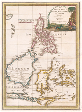 Philippines and Indonesia Map By Giovanni Maria Cassini