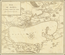 Plan de Manila, su Bahia y Puerto de Cavite; segun su Estado en el Año de 1787
