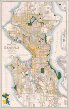 Washington Map By Kroll Map Company