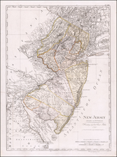 New Jersey Map By Daniel Friedrich Sotzmann