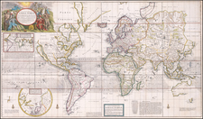 World Map By Herman Moll