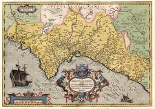 Europe and Spain Map By Abraham Ortelius