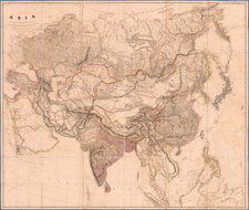 Asia Map By Aaron Arrowsmith