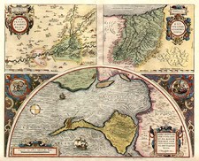 Spain Map By Abraham Ortelius