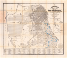 San Francisco & Bay Area Map By A.L. Bancroft & Co.