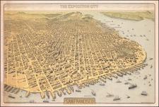 Pictorial Maps and San Francisco & Bay Area Map By North American Press Assn.
