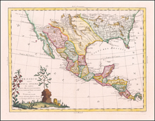 South, Texas, Plains, Southwest and Mexico Map By Antonio Zatta