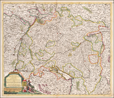 Germany Map By Justus Danckerts