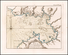 Martinique Map By Jacques Nicolas Bellin