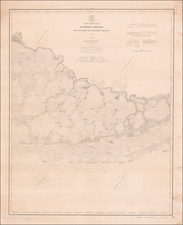 (Key Largo, Plantation Key, Islamorada etc.).  Coast Chart No. 167 Florida Reefs  From The Elbow To Lower Matecumbe Key . . . Published May 1895  . . .   