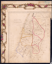 Holy Land Map By Anonymous