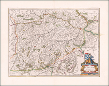 Germany Map By Willem Janszoon Blaeu