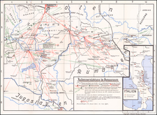 Poland, Hungary, Romania, Czech Republic & Slovakia and Italy Map By Edward Kossoy